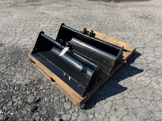 (2X) New 38" Mini Excavator Attach Buckets