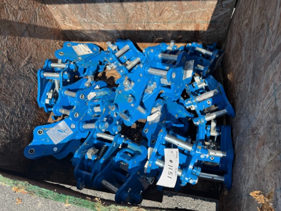 (16) Pcs New Mini Excavator Attach Clamps