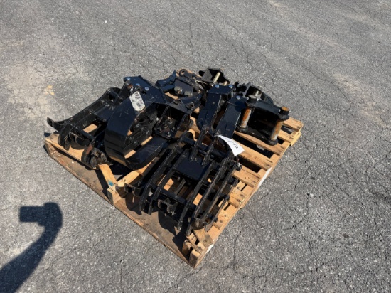 Skid Lot Of New Mini Excavator Rippers & Forks