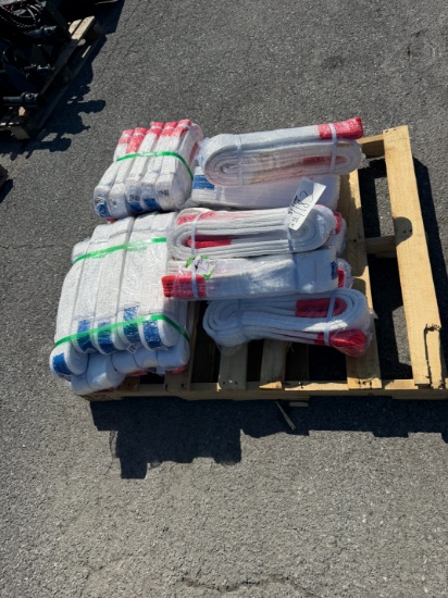 Skid Lot Of (30) New Webbing Slings