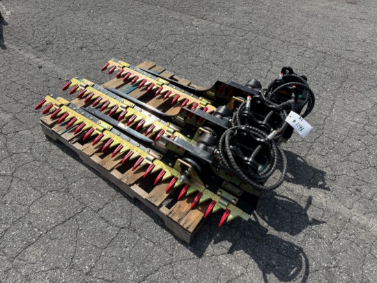 (3X) New GIYI Excavator Attach 60" Sickle Bar Mow