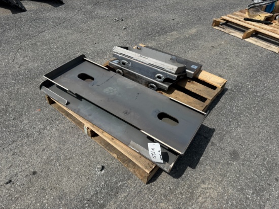 Skid Lot Of (6) New Quick Attach Plates