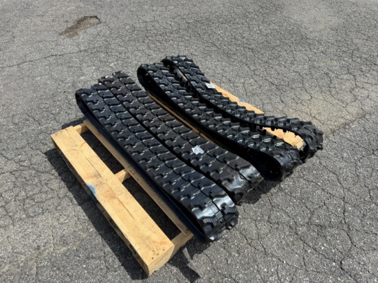 (4) PCS New Mini Machine Rubber Tracks