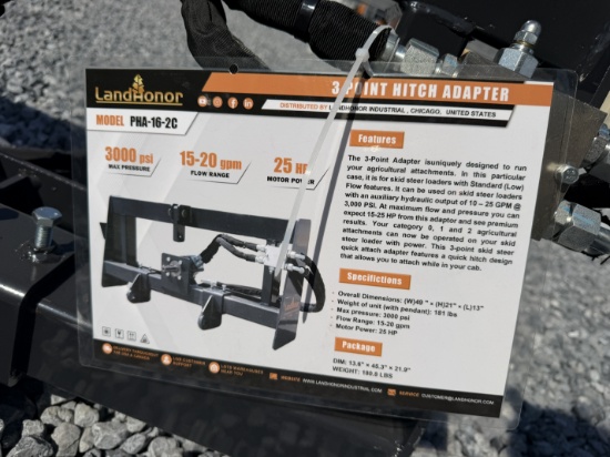 New Landhonor Quick Attach 3 Point Hitch Adaptor