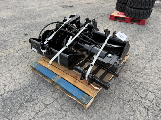 Skid Lot Of New Mini Excavator Attachments