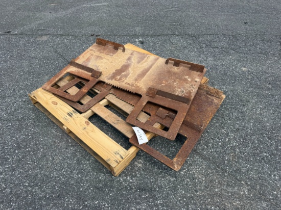 (2) Used Quick Attach Plates