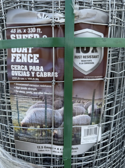 (6X) New 48"X300' Field Fence Rolls