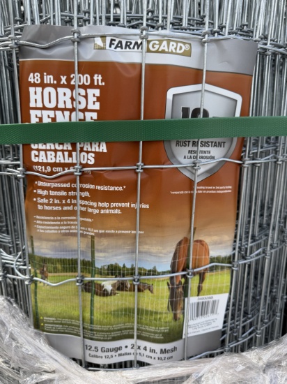 (4X) New 48"X200' Field Fence Rolls