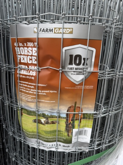 (4X) New 48"X200' Field Fence Rolls