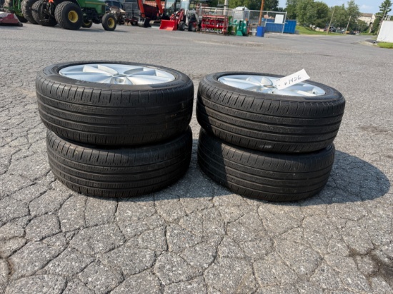 (4) Used 205/55R17 Mini Cooper Tires W/ Rims