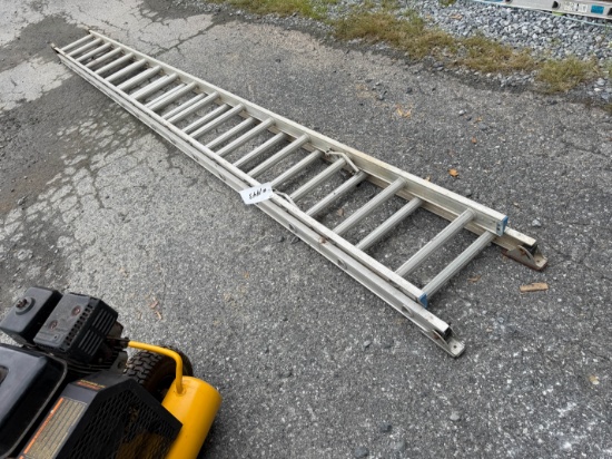 Used Werner 32' Aluminum Extension Ladder