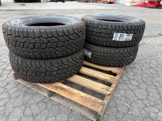 (4) New Cooper 265/70R17 Truck Tires