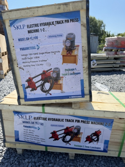 New SKLP Electric Track Pin Press Machine