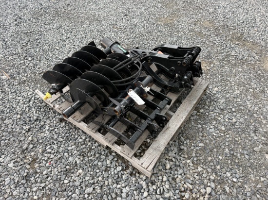 Skid Lot Of New Mini Excavator Attachments