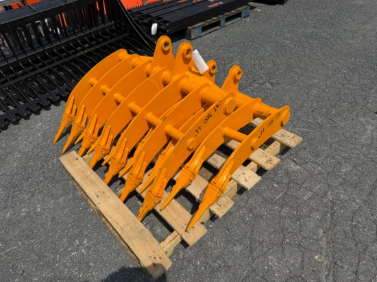 (2) Excavator Attach 44" Forks