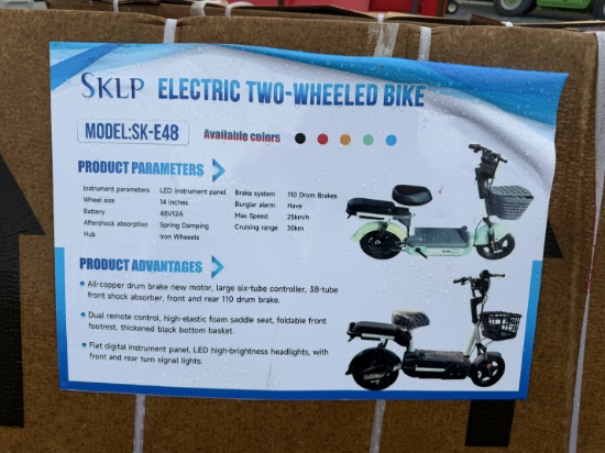 New SKLP Two Wheeled Electric Scooter