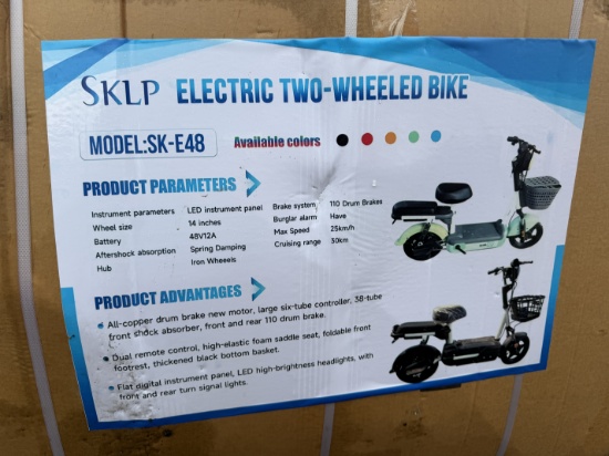 New SKLP Two Wheeled Electric Scooter
