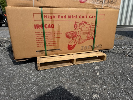 (2x) New SDLANCH IRGC40 Mini Golf Cart