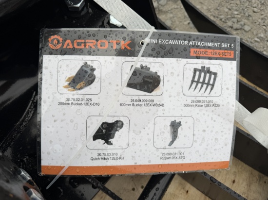 New AGT Skid Lot of Mini Attachments