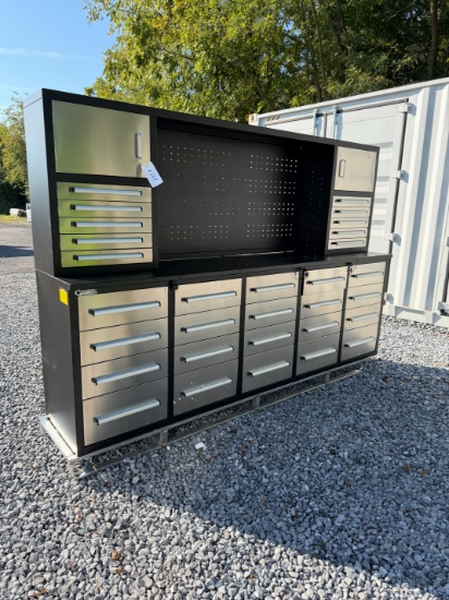 New Chery 9' Stainless Steel Work Bench
