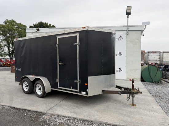 2008 Hallmark 7' x 14' V-Nose Cargo Trailer
