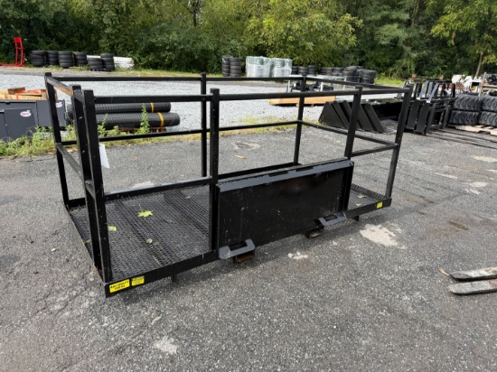 New Quick Attach 4' x 8' Work Basket Platform