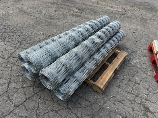 (6) Rolls New 6' Wire Fencing