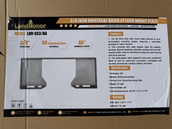(5X) New Landhonor Quick Attach Plate