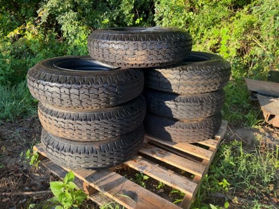 Skid Lot of (7) Used Mobile Home Trailer Tires