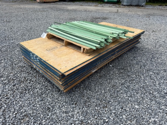 Skid Lot of 4' x 8' x 1/2" Plywood