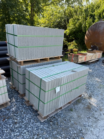 (3) New Skid Lot Of Hanover Pavers