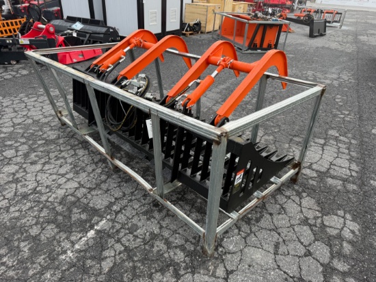 New PA Break Quick Attach 78" Grapple Rock Bucket