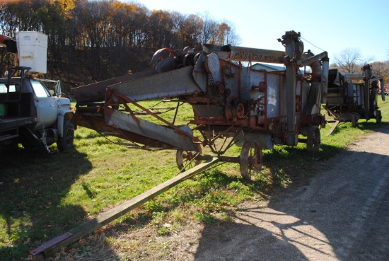 McCormick-Deering threshing machine, 22" cylinder, 38" separator, good pole