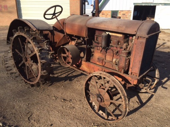 1932 McCormick W-30 on steel. Pretty complete but some parts will be needed on engine. Not running.