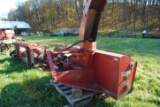 Case IH #80 3-point snowblower, 2-stage, hydraulic spout with John Deere cylinder, 86