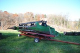 John Deere 220 bean head, bolt in sickle sections, (Head mover NOT included!)