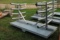 5-tier iron rack, adjustable, on wheels, holds 2-ton of supplies, 94