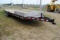 Homemade 27' trailer with 3 ramps & brakes (no title)