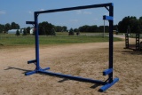 2-tier iron rack, 10' long x 7' tall