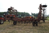 36' Field cultivator with walking tandems & 3-bar harrow