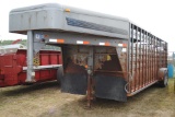 1999 Featherlite gooseneck livestock trailer, 24' long