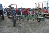 18' Glencoe field cultivator with 2-row harrow, works good, few teeth missing