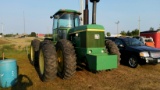 John Deere 8430 tractor, 4x4, quad range, 1000 pto, 3-point, rock box, 3 hydraulics, Quick hitch, di