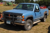 1997 Chevrolet 3500, 4x4, regular cab, automatic, 8' box, 5.7 liter, running boards, receiver hitch,