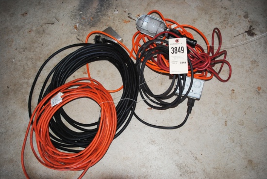 4 Electrical Cords & Trouble Light