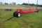 Industrias America 625 bale wagon, with extra hitch on back