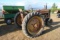John Deere 'B' parts tractor, narrow front,11-38 rears, 6.00-16 fronts, can't read serial number