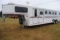 2001 Sundowner 5-horse slant trailer, 38' total length, unfinished living quarters that has 5' short