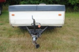 1989 Flagstaff by Cobra Pop-up Camper, electricity works, set-up last year, 2 beds (1 on each end),