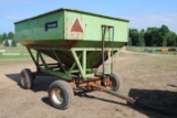 Parker 2000 Gravity Box on Minnesota Heavy Duty 7 Running Gear, approx. 200 bushels